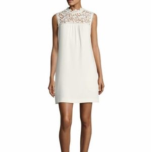 Theory Aronella Elevate Crepe Lace Dress 12